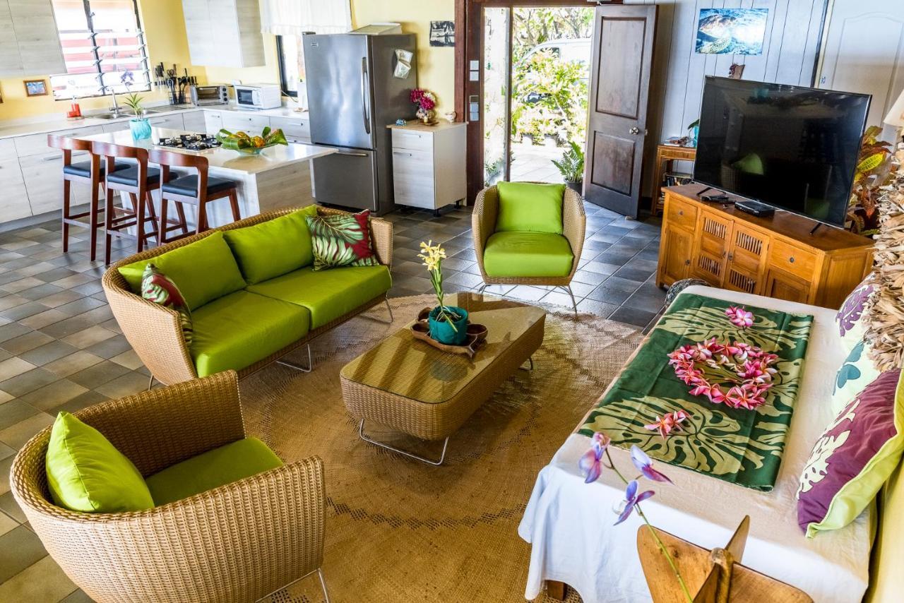 Fare Manava Villa Bora Bora Luaran gambar